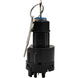 XYZIL Ignition Starter Switch with 2 Key 57590-23340-71 57590-23342-71 57590-23343-71 Compatible with Toyota Forklift 7 & 8 Series 7FGCU25 7FGCU15 7FGCU30 7FG25