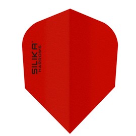 Harrows Dart Silika Solid Plain Dart Flight Specially Laminated Dart Flight Set Accessories for Steel Darts and Soft Darts (Red)