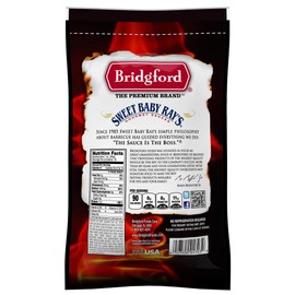 Bridgford Sweet Baby Ray’s Beef Jerky Sweet N Spicy 10 oz Pack of 3 - High Protein Sweetened Spicy Beef Jerky for Your Dietary Preference - Ready-to-Eat Snacks for On-the-Go Snacking