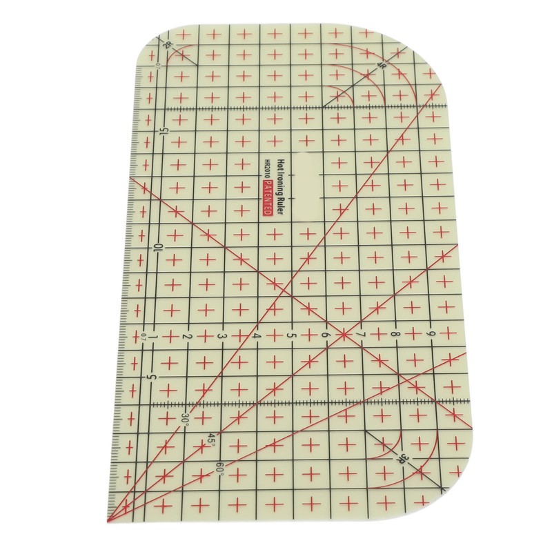 Hot Hem Ruler Professional Heat Resistance Flexible Slip Resistance Sewing