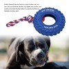 Dog Tire Chewing Toy Bite Resistant Treat Dispensing Rubber Aggressive