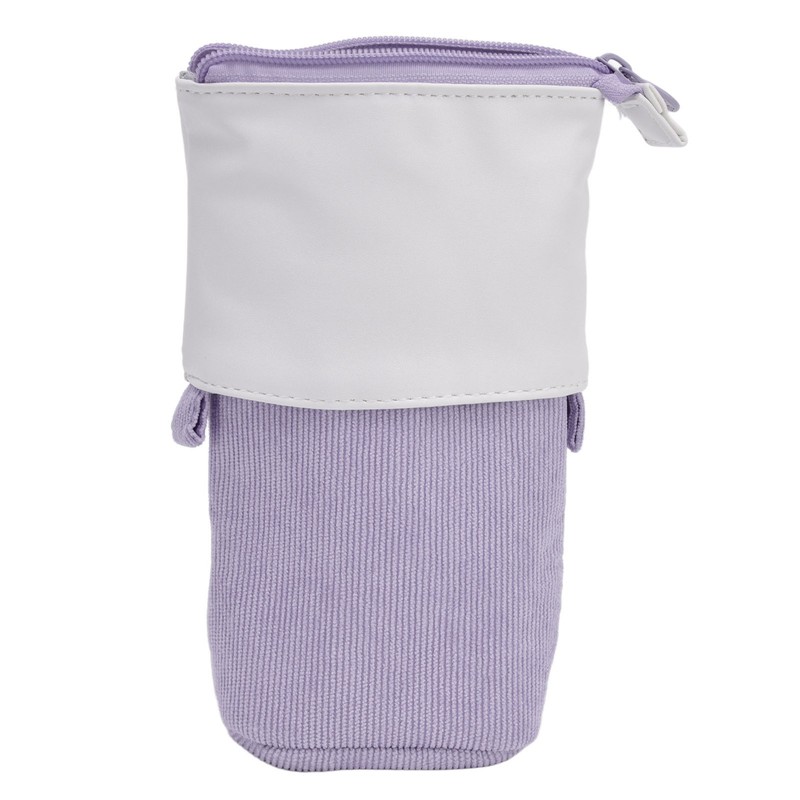 Pencil Case Stand Up Pen Holder Cute Telescopic Pen Case