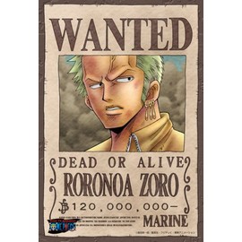 One Piece Roronoa Zoro Wanted Poster Puzzle 150 Piece