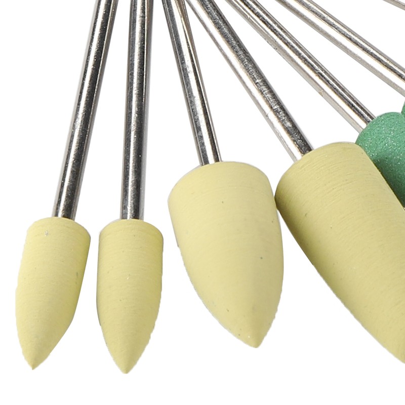 Dental Silicone Rubber Polisher Grinding Head Stainless Steel Shank Dental