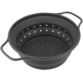Magefesa Balance Foldable Drainer, 8-10 Inch, Food-Safe Silicone, High-Temperature Resistant, Collapsible Strainer for Kitchen & Cooking