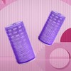 Blue Self Grip Hair Rollers, Heatless Hair Roller Sets with