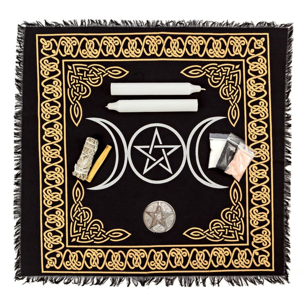 Alternative Imagination Wiccan Altar Supply Kit, (Standard)
