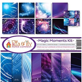 Ella & Viv by Reminisce EAV-855 Ella & Viv Magic Moments Scrapbook Collection Kit
