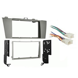 Harmony Audio Compatible with Toyota Solara 2004 2005 2006 2007 2008 Double DIN Stereo Harness Radio Install Dash Kit Package