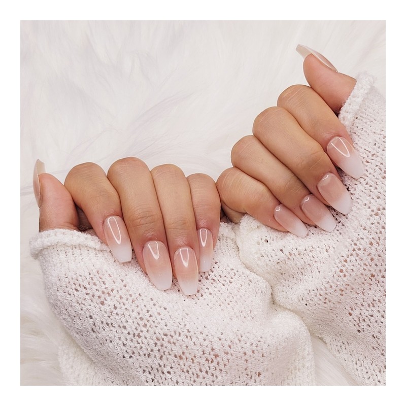 All gradient handmade nail tips - Square L / 모든