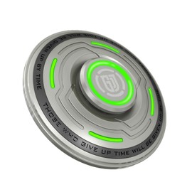 Fidget Spinner，Fidget Spinner for Adults，Stress Anxiety ADHD Relief Figets Toy，Bearing Premium Long High Spin Fidget Block (Silver)