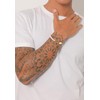 Kuzzoi Buddha Men's Bracelet Made of a Curb Chain in