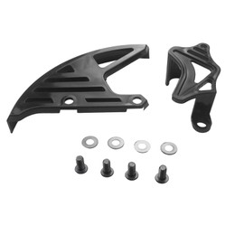 Plastic Rear Brake Disc Guard and Caliper Guard for CR125R CR250R CRF250R CRF450R CRF250X CRF450X CRF250RX CRF450RX CRF450L (Black)