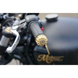Motone MMU517 Bar End Street Twin, Street Scrambler, T100, T120, Brass, Brass