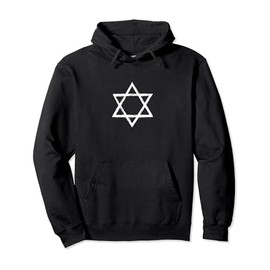 Israel flag, star of David, Judaism, support, solidarity Pullover Hoodie
