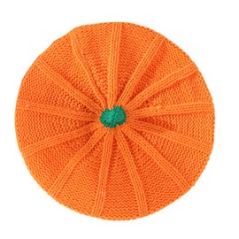 SAVE-Z Pumpkin Hat, Parent-child Set, Matching Couples, Beret, Halloween, Pumpkin, Knit Hat, Set of 2, Halloween Narikiri, Cosplay Costume (Set of 2 Adults)
