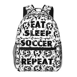 Soccer Backpack Soccer Ball Bookbag Stuff Unisex Sports Travel Bag Gifts For Girls Boys Kids Women Men Adults Players Fans 16 Inch
