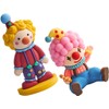 VOSAREA 2 Piezas Figura Miniatura de Payaso Adorable de Plástico