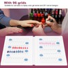 96 Colors Nail Gel Polish Display Book Detachable Magnetic Nail