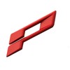 1Pc New P Emblem Car Badge Decal Sticker Replacement for