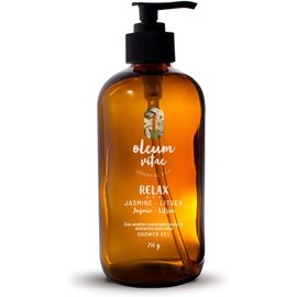 OLEUM VITAE Gel de Ducha con Aceite Esencial de Litsea. Altamente hidratante. Con Extractos de Caléndula, Aloe Vera y Manzanilla. 250gr