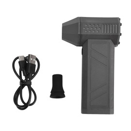 Jet Dry Mini Blower Rechargeable Portable Handheld Jet Fan 130000 RPM Wind Speed Jet Blower Car Dryer with Flashlight and SOS Function Grey