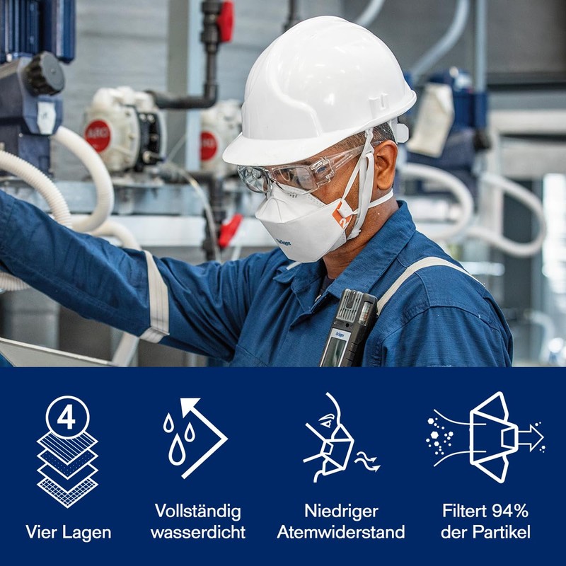 Dräger X-plore 1920 Dust Mask Sizes S & M/L FFP2