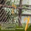 5pcs Chain Link Fence Banana Clip, Metal Fence Hardware Fabric