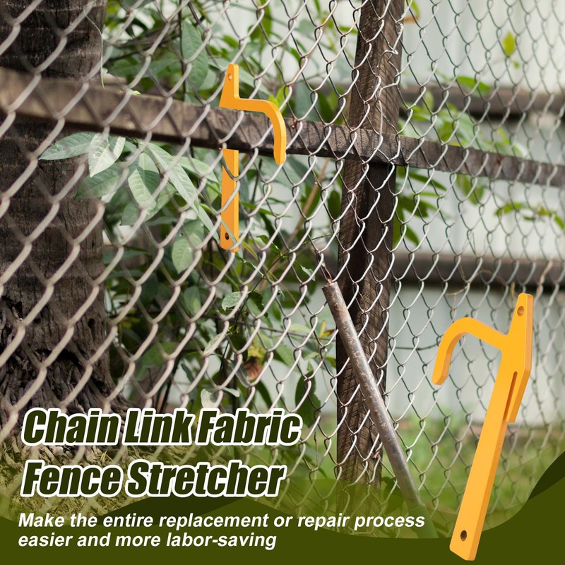 5pcs Chain Link Fence Banana Clip, Metal Fence Hardware Fabric