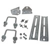 A.A 10" Galvanized Swivel Top Bunk Bracket Kit with Hardware