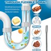 Drain Snake Unblocker Reusable Flexible Plumbing Drain Hair Sink Unblocker