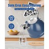 Harriet Tea Kettle Stovetop, 2.5 Quart Whistling Stainless Steel Tea