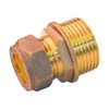 hep® 15mm Compression by 3/4" BSP Brass Male Iron Coupler