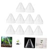 Operitacx 10 pcs Transparent Plant Covers Bell Shaped Protective Cloches