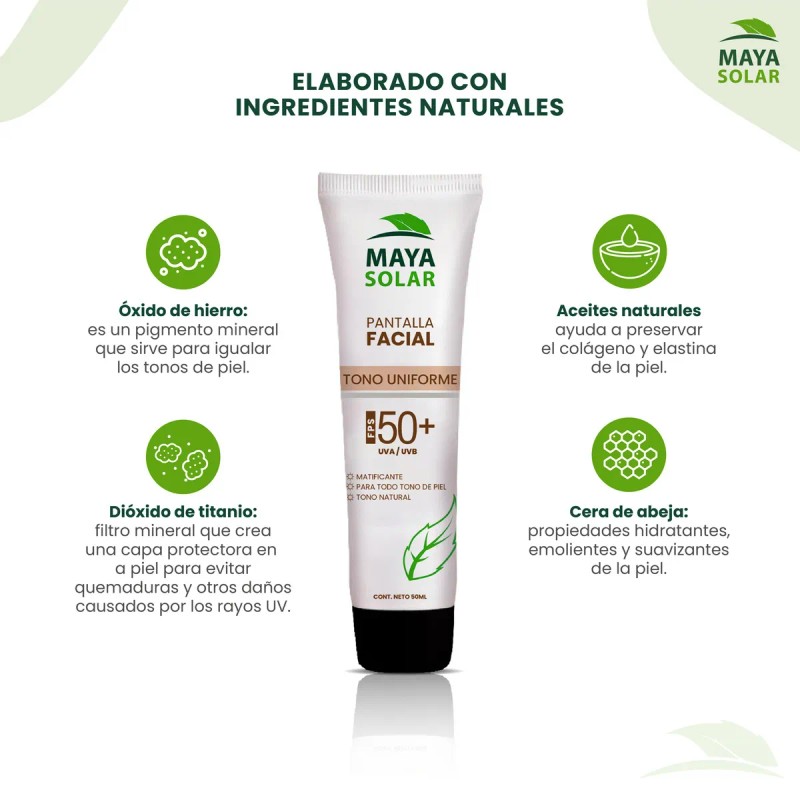 Protector Solar Facial Color Adapta Tono Piel