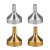 Pack of 4 Aluminium Funnels, Mini Funnels, Dosing Tools, Multifunctional
