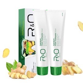R&O Long-Lasting Fresh Ginger Mint Toothpaste, 3.53 oz - Removes Dental Plaque, Relieves Oral Discomfort, Enhances Oral Health, Maintains Fresh Breath - A Miracle for Oral Hygiene(2 Pack)