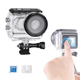 TOMGDRACO Insta360 Go 3/Insta360 GO 3S Waterproof Case, Waterproof Depth 60M Underwater Diving Protective Case, Pressure Resistant, Dustproof, Drop Prevention, Easy Installation, Diving Protective