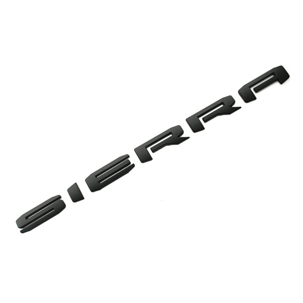 1PCS 2019 2020 2021 Sierra Letters Emblems 3D Pickup Badge