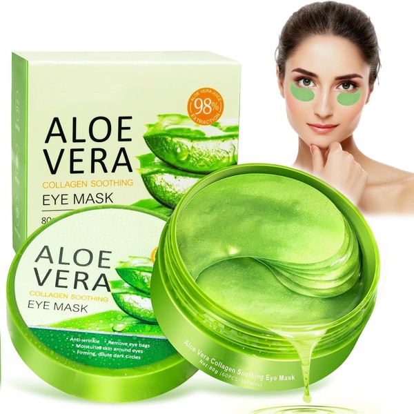 Aloe Vera Eye Patches, Under Eye Patches, Aloe Vera Cooling