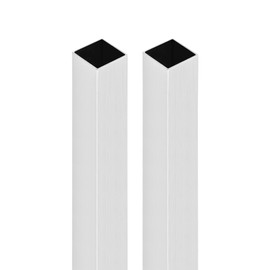 DTGN 20mmx20mmx1.2mmx300mm(Width x Wall Thickness x Length) Square Pipe - 2 Pack - For Industrial Residential Construction - 6063 Aluminum Square Pipe