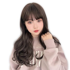 Bright Lara hf1978-CR Wig, Long, Full Wig, Natural, Semi-Long Wig, Wave, Gradient