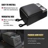 Frtcaty Center Console Organizer with Cup Holder & Padded Top
