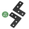 Uenhoy 20 Pcs L Shape Flat Mending Plates 40mm x