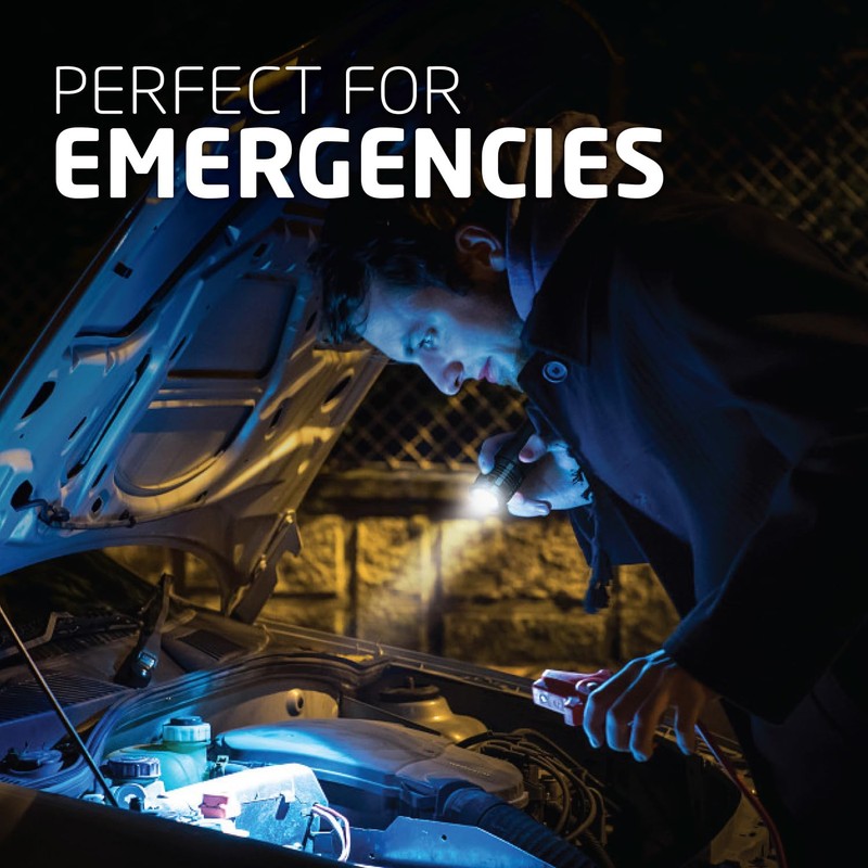 Eveready LED Tactical Flashlight, Bright Rechargeable Flashlights for Emergencies and