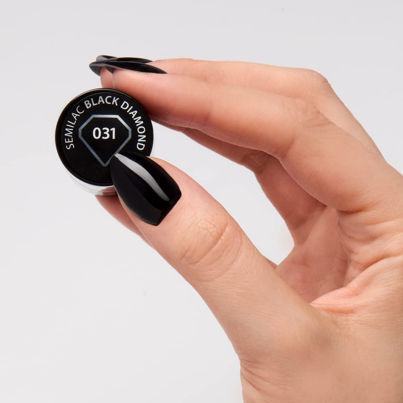 031 UV Nagellack Hybrid Semilac Black Diamond 7 ml