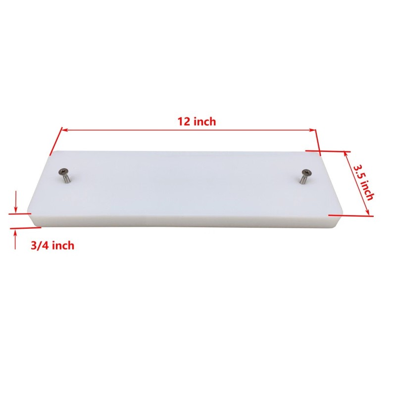 Brocraft Resistant Marine Transom Transducer Boat Mounting Board Plate