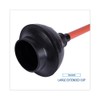 Boardwalk BWK09201EA 18 in. Plastic Handle Toilet Plunger for 5-5/8