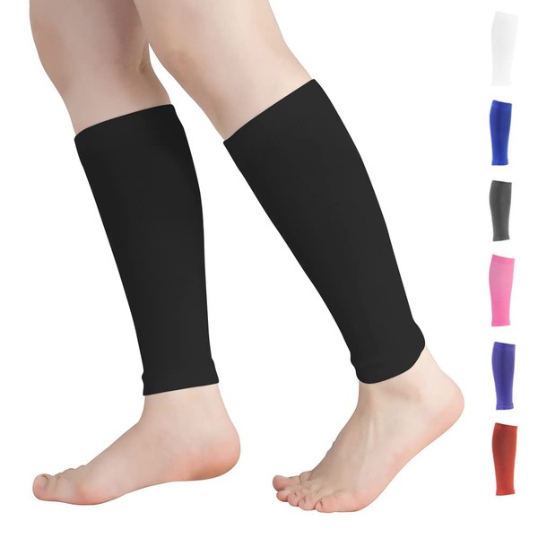 Novetec Calf Compression Sleeves for Men & Women (20-30mmhg) -