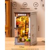 ROBOTIME Book Nook Kit DIY Miniature House Kit for Adults